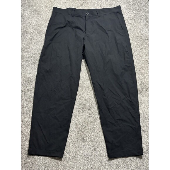 Lululemon Men's Relaxed-Tapered Twill Trouser Pants Size 40x30 Black - Picture 1 of 7